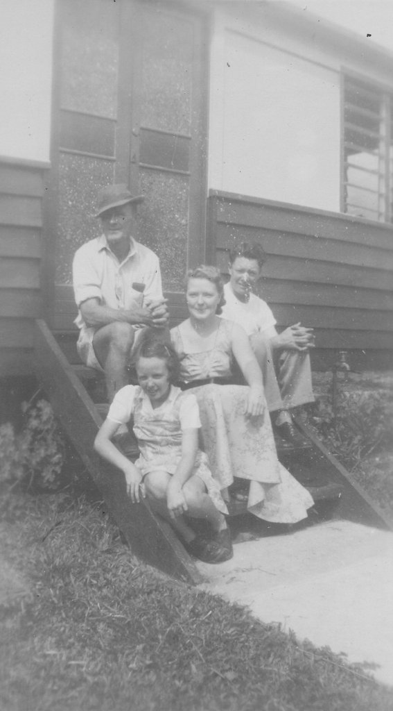 Sidney Klein with his children Elaine, Beverly and Kevin at the family home he built in FE Walker St. Photo courtesy of Wendy Klein-Carter Photo Contributed Sidney Klein with his children Elaine, Beverly and Kevin at the family home he built in FE Walker St. Photo courtesy of Wendy Klein-Carter Photo Contributed